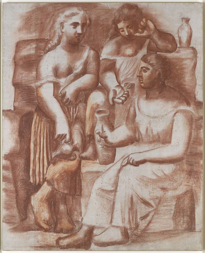 福袋 à Femmes Trois la Paris Picasso Musée | fontaine 絵画